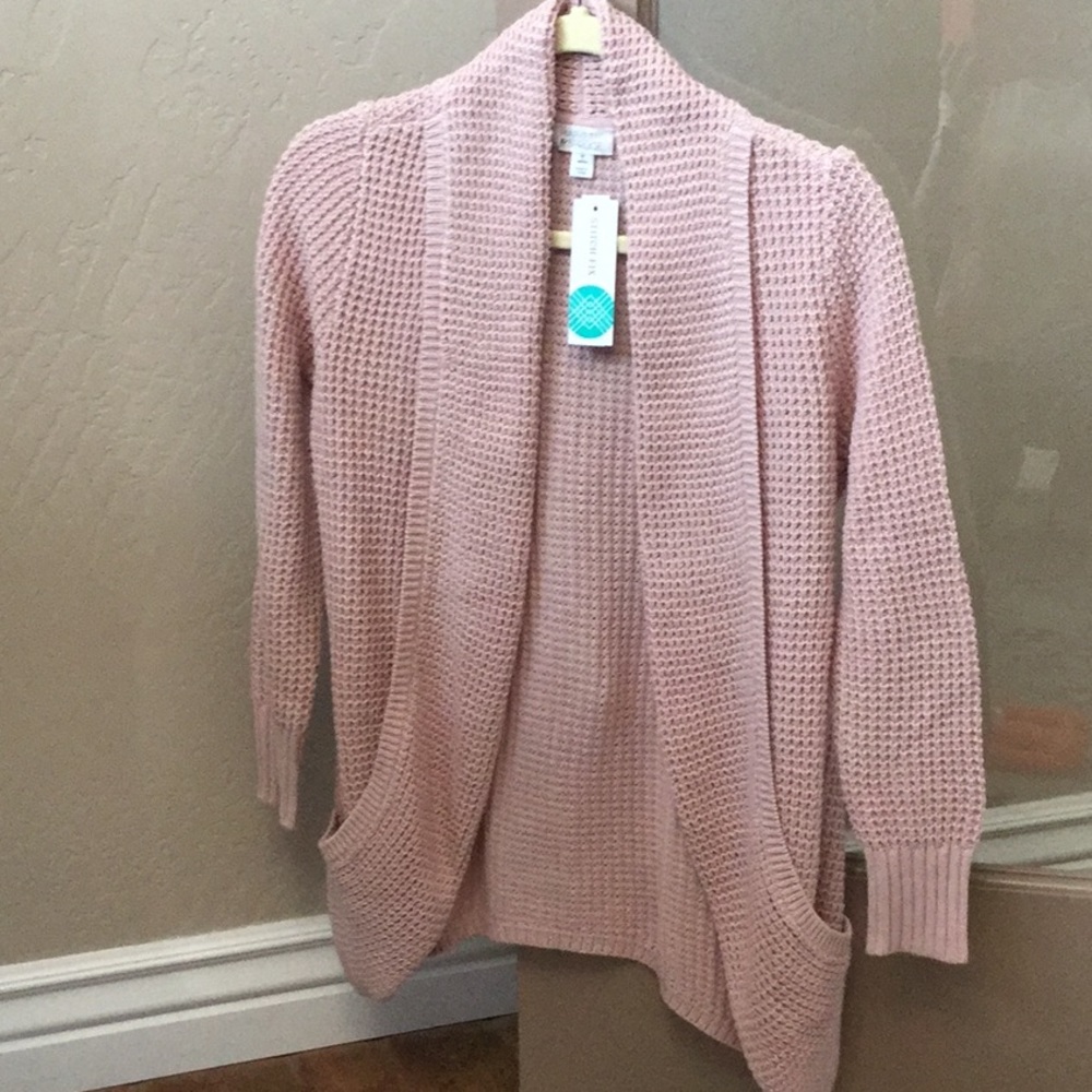 NWT XS Market & Spruce waffle knit cocoon cardigan